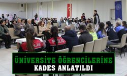 Üniversite öğrencilerine KADES tanıtıldı