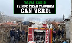 Yaşlı kadın evinde çıkan yangında can verdi