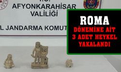 Roma dönemine ait heykeller yakalandı