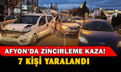 Zincirleme trafik kazasında 7 kişi yaralandı