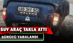 Takla atan araçta 1 kişi yaralandı