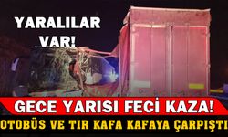 Afyon'da Kaza ! Yolcu otobüsüyle tır çarpıştı: 18 yaralı