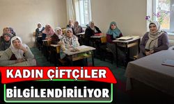 Kadın çiftçilere yönelik bilgilendirme toplantısı