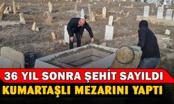 36 yıl sonra Şehit sayılan Osman Savsar’ın mezarı yapıldı