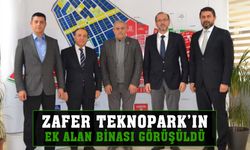 Zafer Teknopark’ın ek alan binası görüşüldü