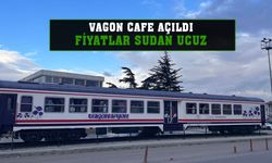 "Vagon Afyon Cafe" hizmete açıldı