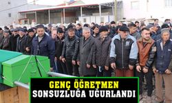 Afyonkarahisar'da genç öğretmen sonsuzluğa uğurlandı