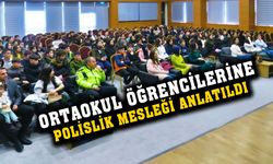 Afyonkarahisar'da ortaokul öğrencilerine polislik mesleği anlatıldı