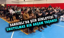 Sandıklı Gençlik Merkezinde şiir dinletisi gerçekleştirildi