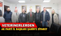 Veteriner hekimlerden Başkan Şahin’e ziyaret