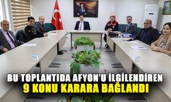 Afyon'da mera toplantısı yapıldı