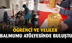 Öğrenci ve velilere yönelik balmumu atölyesi etkinliği