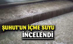 Şuhut'un İçme  Suyu İncelendi