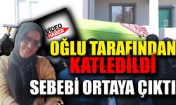 Öz oğlu tarafından tüfekle vurularak öldürülen anne toprağa verildi