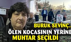 Buruk muhtarlık sevinci... Kocasının yerine muhtar seçildi