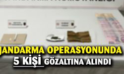 Operasyonda 5 kişi gözaltına alındı