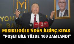 Mısırlıoğlu'ndan poşet kıyaslamalı eleştiri