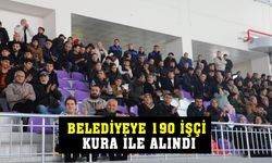 Belediyeye 190 işçi kura çekimi ile alındı