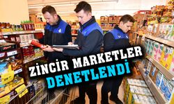 Zabıta ekipleri, zincir marketleri denetledi