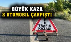 İki otomobilin çarpıştığı kazada sürücülerden biri yaralandı