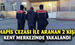 Hapis cezasıyla aranan 2 kişi yakalandı