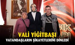 Vali Yiğitbaşı, vatandaşları dinledi