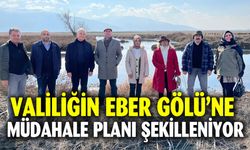Valiliğin Eber Gölü’ne Müdahale Planı Şekilleniyor