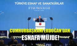 Cumhurbaşkanı Erdoğan'dan Esnafa Müjde!