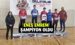 Enes Emrem şampiyon oldu