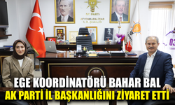 Ege Koordinatörü Bahar Bal Ak Parti İl Başkanlığını ziyaret etti