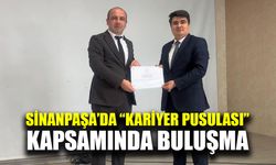 Sinanpaşa’da “Kariyer Pusulası” kapsamında buluşma