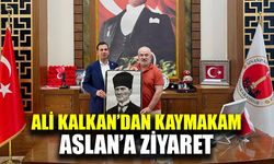 Ali Kalkan'dan Kaymakam Aslan'a ziyaret