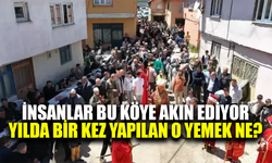 Yılda bir kez yapılan yemeğe yoğun talep