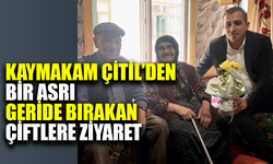 Kaymakam Çitil’den Bir Asrı Geriden Bırakan Çiftlere Ziyaret