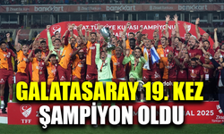 Galatasaray 19. kez şampiyon oldu