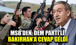 MSB'den Dem Parti'li Bakırhan'a cevap geldi
