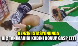 Benzin istasyonunda tanımadığı biri tarafından darp edildi