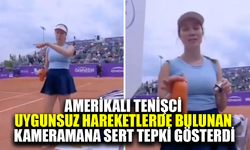 Amerikalı tenisçiden kameramana sert müdahale