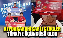 Afyonkarahisarlı gençler TEKNOFEST KKTC 2025’te Türkiye üçüncüsü oldu