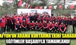 Afyonkarahisar MAK ekibinden “Depreme Hazırız” mesajı