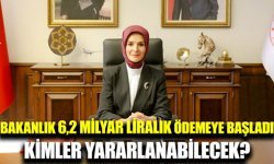 Aile ve Sosyal Hizmetler Bakanlığı’ndan 6,2 milyar liralık destek ödemesi