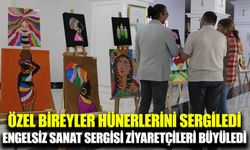 AFSÜ’de Engelsiz Sanat Sergisi açıldı