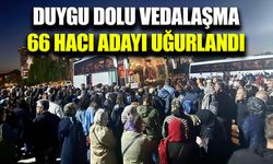 Afyonkarahisar’da hacı adayları dualarla kutsal topraklara uğurlandı