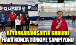 Afyonkarahisarlı Hava Konca, Türkiye Şampiyonu oldu