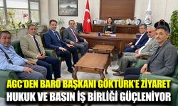 AGC Heyeti, Baro Başkanı Göktürk’ü ziyaret etti