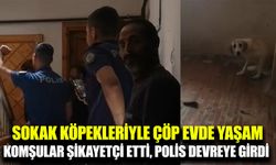 Evini çöp eve çeviren kadın gözaltına alındı