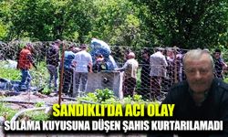 Afyonkarahisar’da sulama kuyusuna düşen 69 yaşındaki adam hayatını kaybetti