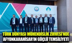 Afyonkarahisar, 2. Türk Dünyası Uluslararası Mühendislik Zirvesi’nde temsil edildi