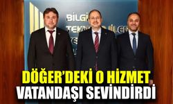 Döğer’de uydu baz istasyonu hizmete girdi