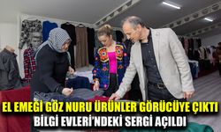 Afyonkarahisar’da Bilgi Evleri’nde El Emeği Sergisi açıldı